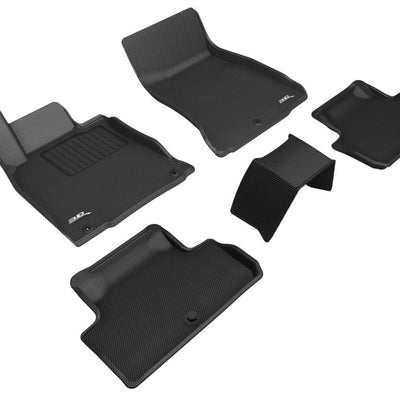3D MAXpider 2019-2023 Genesis G70 RWD Kagu 1st & 2nd Row Floormat - Black