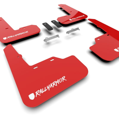 Rally Armor 22-25 Subaru WRX Red UR Mud Flap Altered Font White Logo