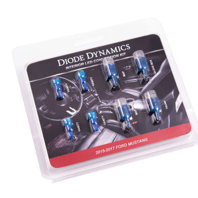 Diode Dynamics Mustang Interior Light Kit 15-17 Mustang Stage 2 - Blue