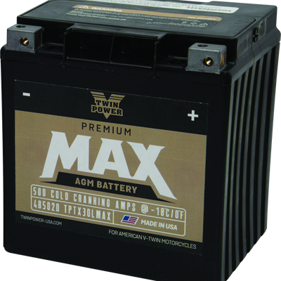 Twin Power GYZ-32HL Premium MAX Battery Replaces H-D 66010-97A Made in USA 500 CCA