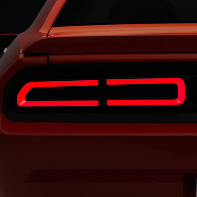 Raxiom 08-14 Challenger LED Tail Lights- Black Housing (Smoked Lens)