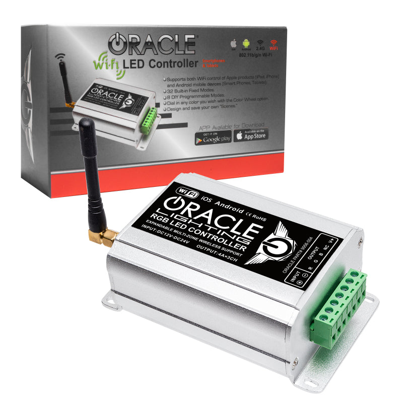 Oracle 15-21 Dodge Charger RGB+W DRL Headlight DRL Kit - ColorSHIFT w/ BC1 Controller