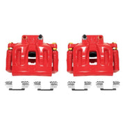 Power Stop 12-17 Chrysler 300 Front Red Calipers w/Brackets - Pair