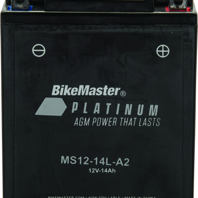 BikeMaster AGM Battery - MS12-14L-A2