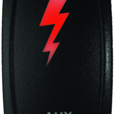 DragonFire Racing Lighted Switch Aux On/Off Red Led