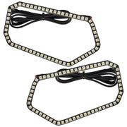 Oracle 08-19 Polaris RZR 570/800/900 Dynamic RGB+W Headlight Halo Kit - - Dynamic