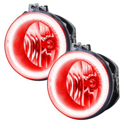 Oracle Dodge Challenger 08-14 LED Waterproof Fog Halo Kit - Red