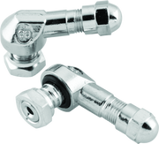 BikeMaster Valve Stem 2/Piece Pack Chrome