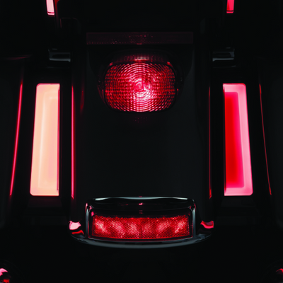 Kuryakyn Tracer L.E.D. Inserts For Saddlebag Supports Black