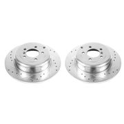 Power Stop 03-05 Land Rover Range Rover Rear Evolution Drilled & Slotted Rotors - Pair