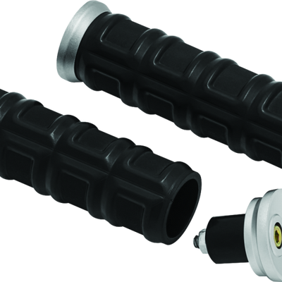 Kuryakyn Dillinger Grips 1in Silver