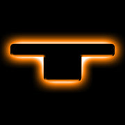 ORACLE Lighting Universal Illuminated LED Letter Badges - Matte Blk Surface Finish - T