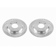 Power Stop 2017 Hyundai Azera Rear Evolution Drilled & Slotted Rotors - Pair