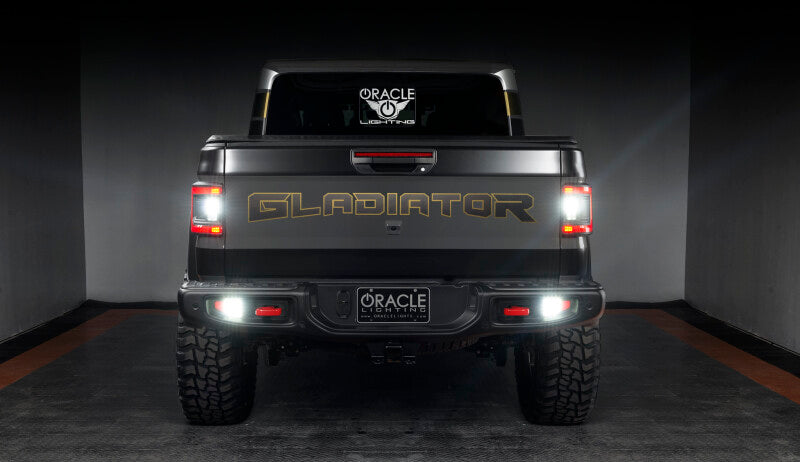 Oracle Jeep Gladiator JT Rear Bumper LED Reverse Lights w/ Plug & Play Harness - 6000K