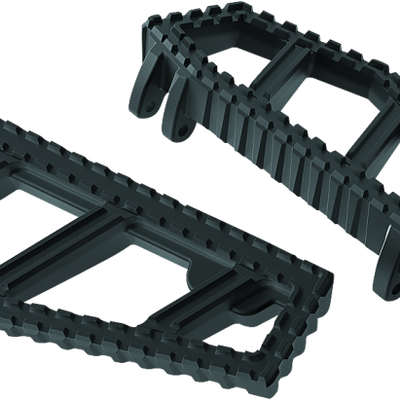 Kuryakyn Riot Floorboards Satin Black