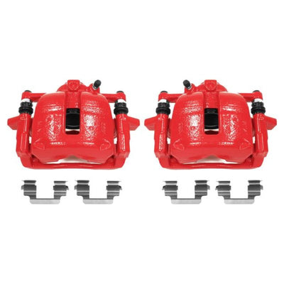 Power Stop 07-16 Mini Cooper Front Red Calipers w/Brackets - Pair
