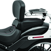 Kuryakyn Fixed Mounts Multi-Purpose Driver & Passenger Backrest 18-Up Softail Black