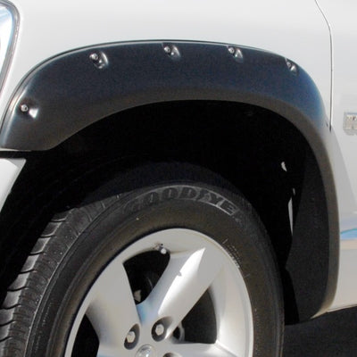 Lund 02-08 Dodge Ram 1500 RX-Rivet Style Smooth Elite Series Fender Flares - Black (4 Pc.)
