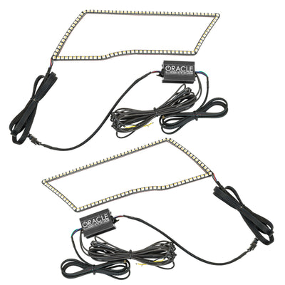 Oracle 09-18 Dodge Ram Switchback Quad Headlight Halo Kit - RGB+A + w/o Controller