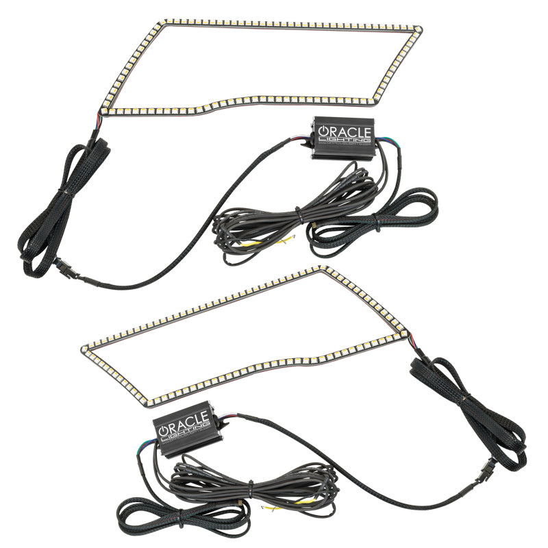 Oracle 09-18 Dodge Ram Switchback Quad Headlight Halo Kit - RGB+A + w/o Controller