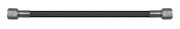Goodridge 24in Universal Oil Line Assembly w/Black Fittings