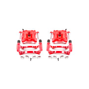 Power Stop 99-04 Jeep Grand Cherokee Front Red Calipers w/Brackets - Pair