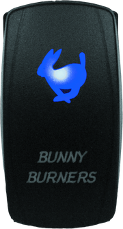 DragonFire Racing Lighted Switch Bunny Burner On/Off Blue