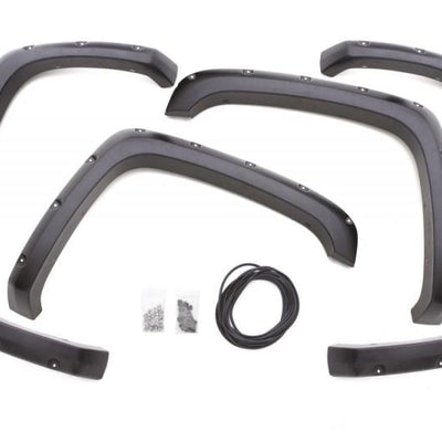 Lund 02-08 Dodge Ram 1500 RX-Rivet Style Smooth Elite Series Fender Flares - Black (4 Pc.)