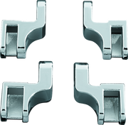 Kuryakyn Driver Floorboard Relocation Brackets For FLST Models Chrome