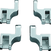 Kuryakyn Driver Floorboard Relocation Brackets For FLST Models Chrome