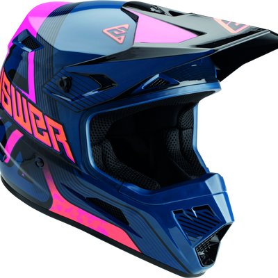 Answer AR1 Vendetta Helmet Dark Blue/Rhodamine/Orange Youth - Medium