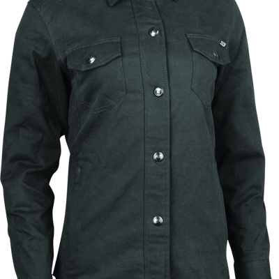 Speed and Strength Speed Society Armored Moto Shirt Black Womens - 2XL