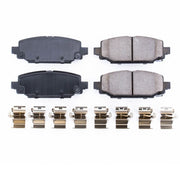 Power Stop 18-19 Jeep Wrangler Rear Z17 Evolution Ceramic Brake Pads w/Hardware