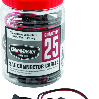 BikeMaster SAE Wire w/Fuse - 25 Piece Tub