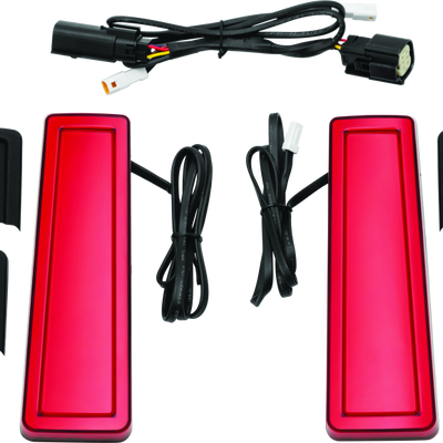 Kuryakyn Tracer Filler Panel Lights Red Lens