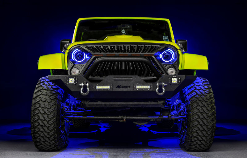 ORACLE Lighting 0718 Jeep Wrangler JK Oculus 7in ColorSHIFT Bi-LED Projector Headlights