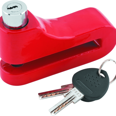 Bully Lock Disc Lock 10mm - Red