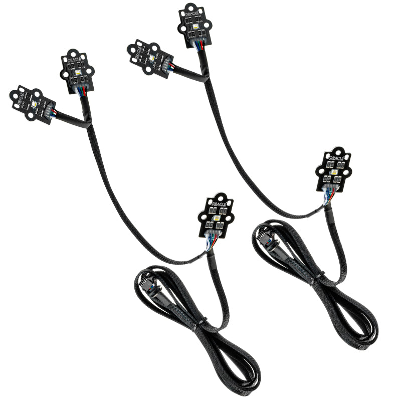 Oracle 20-21 GMC Sierra 2500/3500 HD RGB+W Headlight DRL Kit - ColorSHIFT w/o Controller
