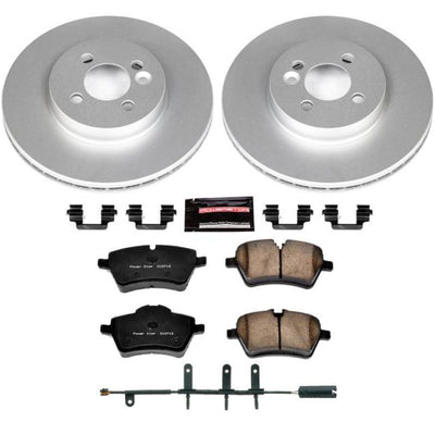 Power Stop 07-08 Mini Cooper Front Z23 Evolution Sport Coated Brake Kit