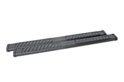 Dee Zee Universal Tubes - 6In Oval - Brite Tread Aluminum (CrewCab)