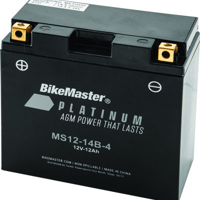 BikeMaster AGM Battery - MS12-14B-4