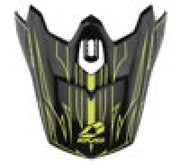 EVS T3 Pinner Visor - Black/ Hiviz Yellow