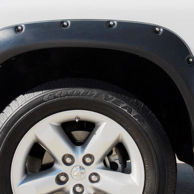 Lund 02-08 Dodge Ram 1500 RX-Rivet Style Smooth Elite Series Fender Flares - Black (4 Pc.)