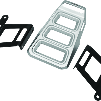 Kuryakyn Dillinger Luggage Rack Silver