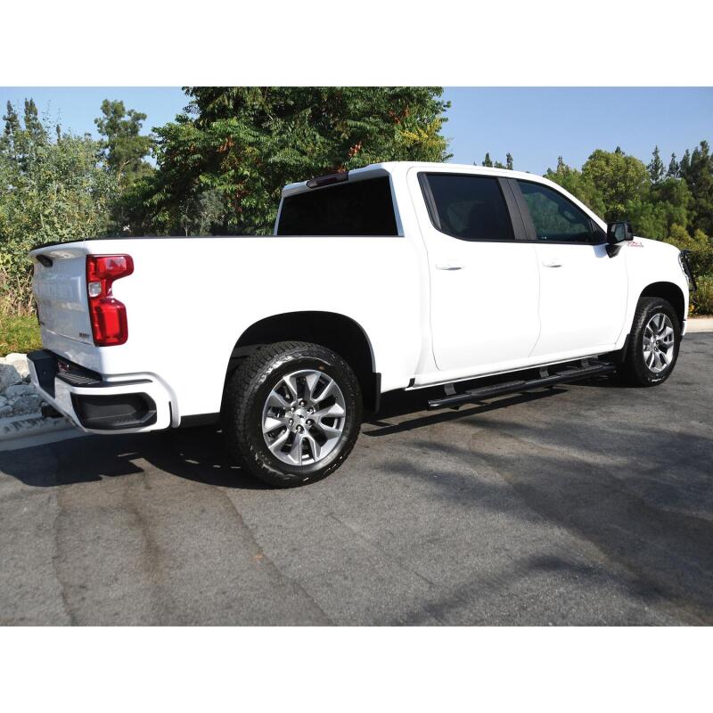 Westin 2019-2026 Chevy Silverado/Sierra 1500 Crew Cab Non LD PRO TRAXX 4 Oval Nerf Step Bars - Black