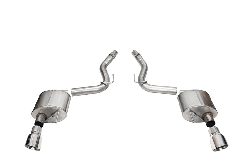 Corsa 2024+ Ford Mustang Sport Axle-Back Dual Rear Exit with 4.5in Polished Pro-Series Tips