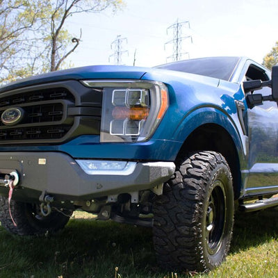 Fishbone Offroad 2021+ F150 Pelican Winch Plate Only (Fits FB22366) - Black Texture