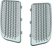 Kuryakyn Radiator Grills For Twin Cooled Models Chrome & Black (Pair)