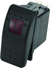 DragonFire Racing Lighted Switch On/Off Rocker Switch Red Lite