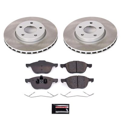 Power Stop 04-11 Volvo S40 Front Semi-Coated Rotor Kit